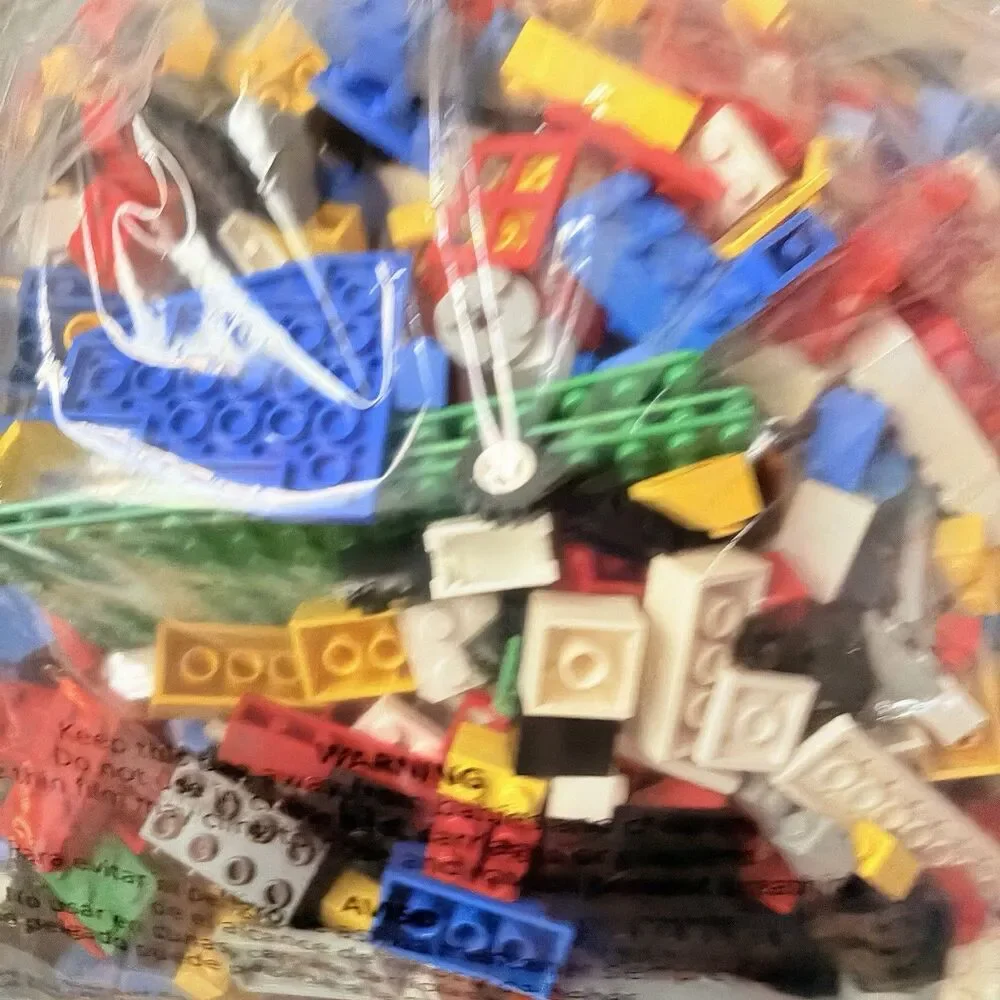 LEGO SYSTEM 1796 FREESTYLE Tub Lot 641 Pc Bucket Poster 3.44 Lbs